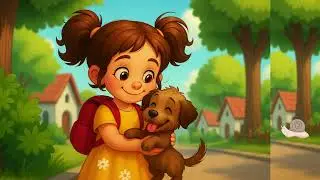 🐶 Lila and the Lost Puppy | Kindness Story for Kids | Tiny Giggle World 🌟
