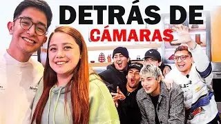 Detr&aacute;s de c&aacute;maras del chef en proceso en la cocina con la one coin