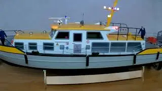 Robbe Bussard, Stromaufsichtsboot, kompletter Neuaufbau, Rc Boot