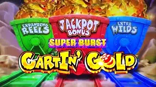 Super Burst Cartin Gold Slot! Double Pop Big Win in 2nd Try at the Peppermil Casino in Reno!