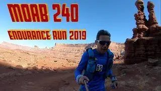 Moab 240 Endurance Run 2019: red canyons, blue & starry skies