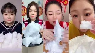 WHITE | SQUEAKY & CRISPY ICE EATING ASMR