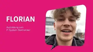 Florian gibt hilfreiche Tipps f&uuml;r eine Ausbildung als IT-System Elektroniker @ Deutsche Telekom