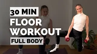30 Min LOW IMPACT Workout for Lazy Days | Full body mat workout
