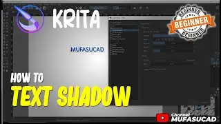 Krita How To Text Shadow