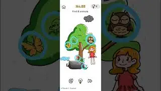 Find 8 animals | Brain out level 28 | #brainout #braingames #puzzle #ytshorts