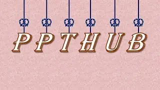 How to create Hanging Letters in PowerPoint | Hanging Letters | PowerPoint Animation