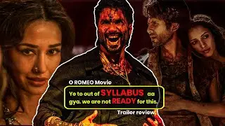 O Romeo Trailer Review | Shahid Kapoor का Aggressive Avatar | Vishal Bhardwaj | Tripti Dimri