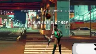 X Mugen Alpha - Female Ninja UMK3 VS Sandbag (Watch Mode)
