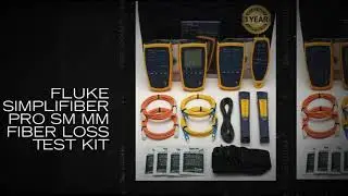 Fluke Simplifiber Pro SM MM Fiber Loss Test Kit