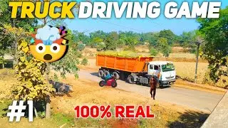 Epic Real Truck Driving Adventure: Conquer Deep Valleys & Mountain Trails!