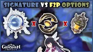 COLUMBINA WEAPON SHOWDOWN!! Signature vs Prototype Amber vs Blackmarrow Lantern | Genshin Impact