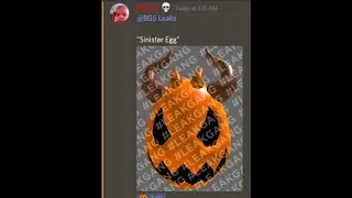 BGS Update 62 Halloween Update Sinister Egg Leaked! Secret Pets? Roblox Bubble Gum Simulator Leaks