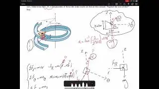 Problem 13-90: Kinetics of a particle using polar coordinate: A boy sliding down the spiral slide