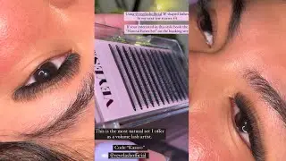 W Shaped Lashes for Light Volume Full Lash Tutorial | Lash W/ Me | VEYES