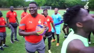 HEATED JAMA SESSION AFTER BLACK SATELLITES PRE-MATCH TRAINING BEFORE CONGO CLASH