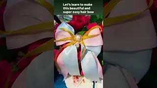 Duel ribbon 🎀 cute bow.#learn #shortvideo #diy #shorts #youtubeshorts #order #cutebows #bowmaking