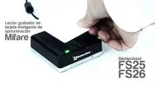 Lector dactilar y contactless Bioidentidad FS25 FS26 para tarjetas mifare 13.56MHz RFID