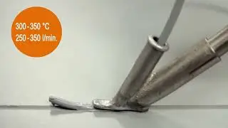 PVC padlő és linóleum hegesztés a profi Steinel HG 2620 E ipari hőlégfúvóval