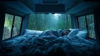 Comfort in Rainy Night | Relaxing Car Rain Ambience for Restful Sleep