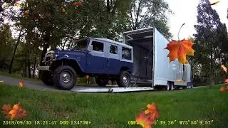 A1A Transport, 6 cars enclosed trailer, Porsche GT-3 + Toyota FJ-44