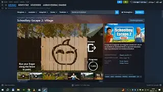 10 PERC ALATT MEGSZ&Ouml;KNI?! LEHETETLEN! | Schoolboy Escape 2: Vilage demo