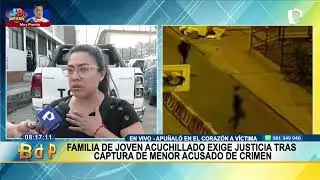 Rímac: familia buscará que menor acusado de asesinar a joven sea juzgado por homicidio calificado
