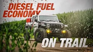 Ecodiesel Gladiator Fuel Mileage on Trail with 40's | Picking up my new 600 HP LS for the Chief!