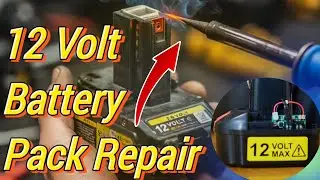 How to Replace 12V Drill Battery Pack | Complete New Battery Installation 