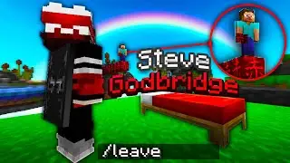 Godbridging as a Steve l Hypixel Bedwars Godbridge