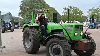 Tractors parade after Historic Tractor Show Panningen 2023 organized by HMT KLEP