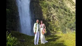 Waterfall Wedding - Big Island Hawaii