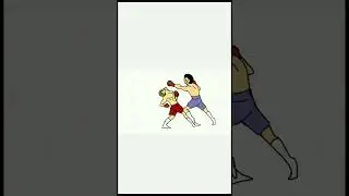 Epic Anime Boxing Fight 🔥🥊 #animefight #animation #cartoon #funny  #boxing #animeboxing #fightscene