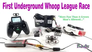 First Ever Underground Whoop League Race | 75mm Whoop Race Information & Three Lap Race