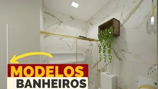 19 MODELOS DE BANHEIROS  DICAS E IDEIAS PROFISSIONAIS PARA 2022