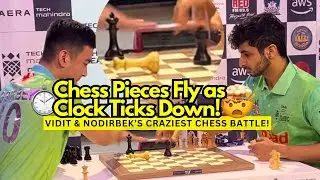 Vidit vs Nodirbek | Nail Biting Time Scramble #Chess @OfficialGCL #TechMGCL #TheNextMove