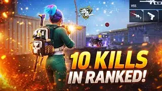 I made 10 kills with my squad booyha in cs rank mobilegameplay #freefire #gameplay #freefiremax