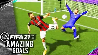 FIFA 21 - TOP 10 BEST GOALS! Ft. ZLATAN KICK,RABONA SHOT, CURVE FREE KICK,SCORPION KICK!