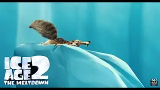 Scrat on the Slippery Boat &ndash; Epic Acorn Chase! | Ice Age 2: The Meltdown [Movie Clip]