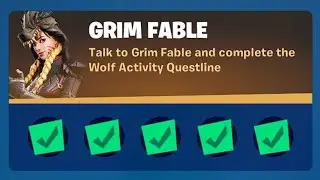 Grim Fable Character Punchcards Challenges