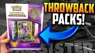 *GENERATIONS THROWBACK* Opening a Genesect Pin Mythical Collection Box Of Pokemon Cards!