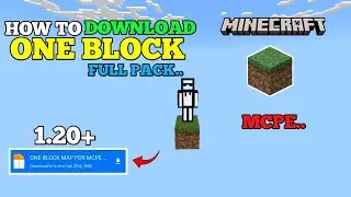 One Block Minecraft Download Android 1.20 | One Block Minecraft Pe 1.20 Mcpe