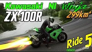 Ride 5 - Epic Kawasaki Ninja Ride & Cornering! || NINJA ZX10R RACING || 1000CC BIKE|| RACING KIT||
