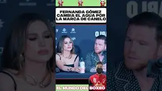 Fernanda G&oacute;mez la esposa de canelo hizo esta estrategia #canelo #boxeomexicano  #boxing