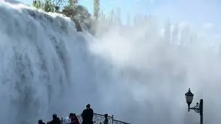 Tortum waterfall in Turkiye