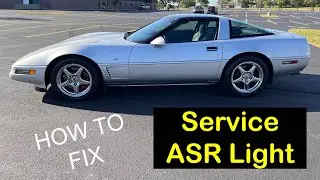 C4 Corvette 1996 service ASR Light fix