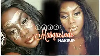 ♡ Easy Fun Masquerade Mask Makeup HD! | GRWM