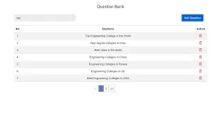 Question Bank App in MERN | CRUD Operation in ReactJS and NodeJs | Learn Advance MERN Development