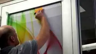 Installing LexJet Aqueous Perforated Vinyl on Windows