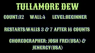 TULLAMORE DEW-LINE DANCE tutorial & dance #country #countrylinedance #countrymusic #linedance 